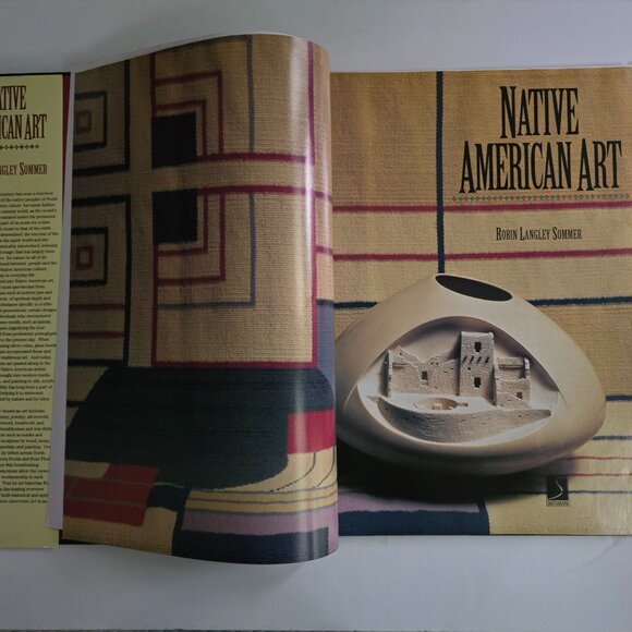 Native American Art by Simone Ellis 1994 Hardcover Book With Original Dust Jacke - Picture 5 of 15